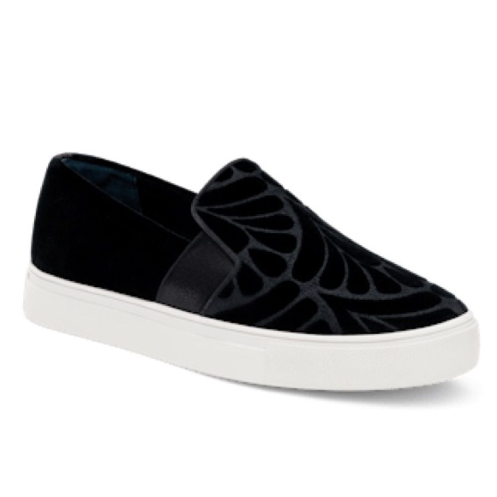 BIRDIES The Swift Black Velvet Sneakers (8.5)